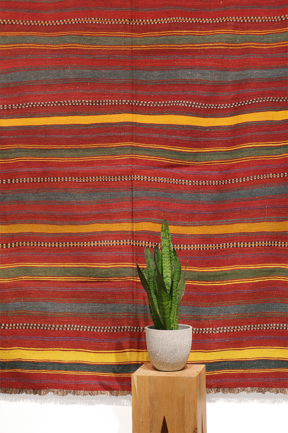 Antique Uzbek kilim from Afghanistan. 210x170 cms