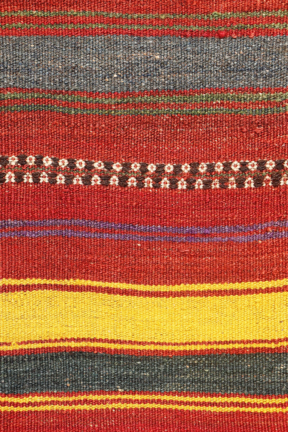 Antique Uzbek kilim from Afghanistan. 210x170 cms - Image 4