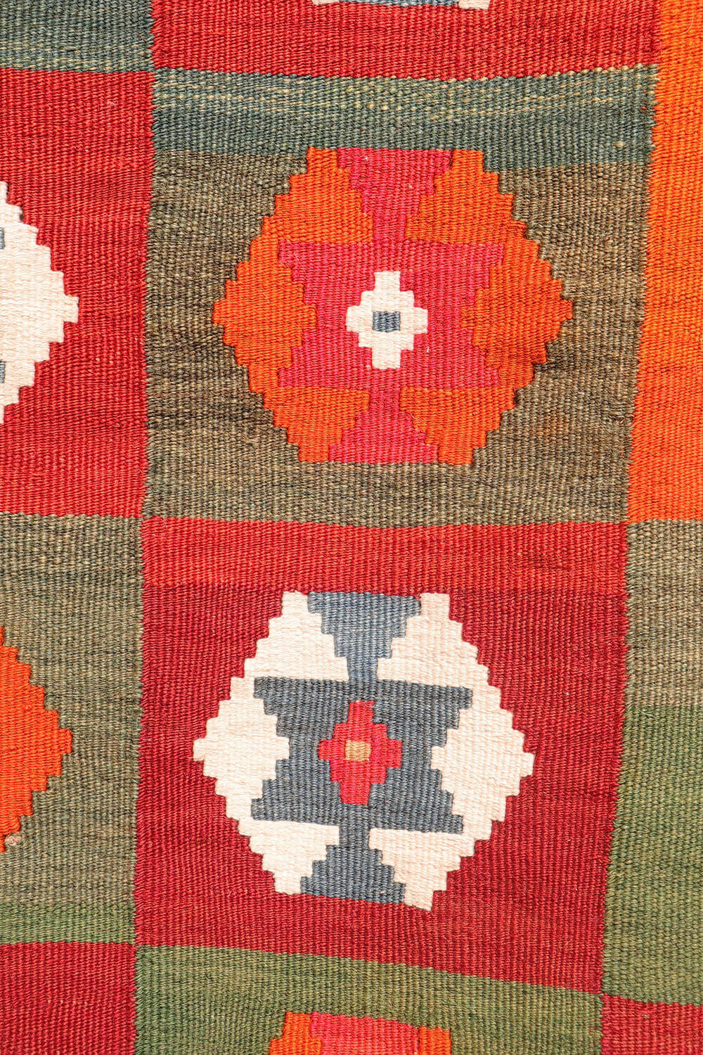 Semi-antique Qashqai kilim from Iran. 200x129 cms - Image 6