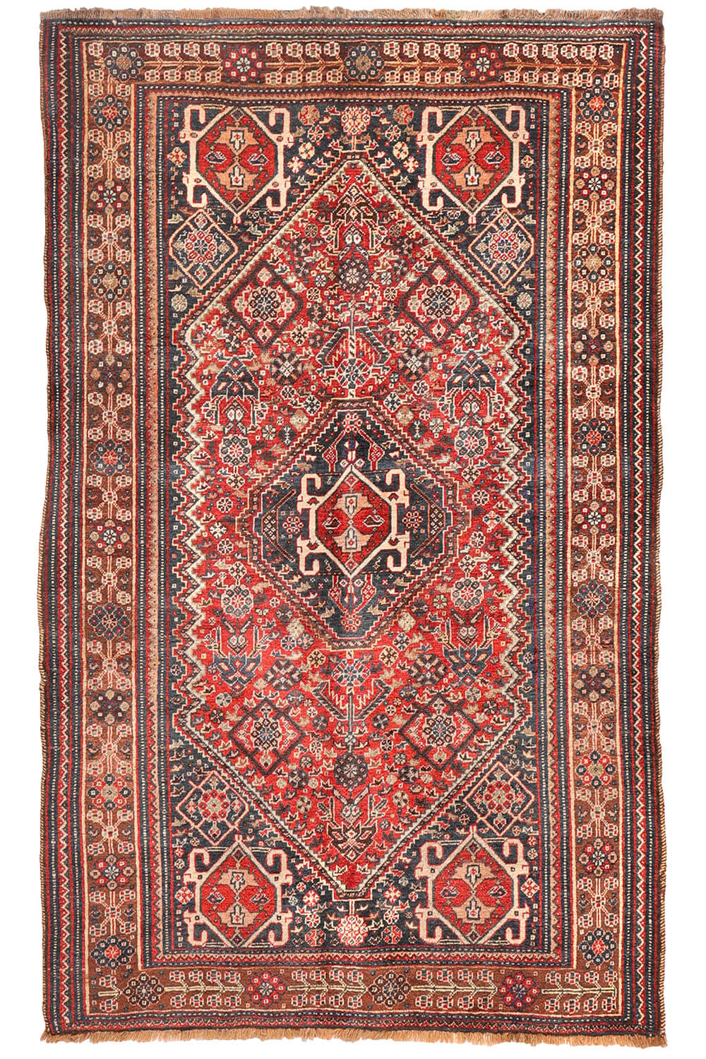 Antique Qashqai rug from Iran. 196x123 cms - Image 14