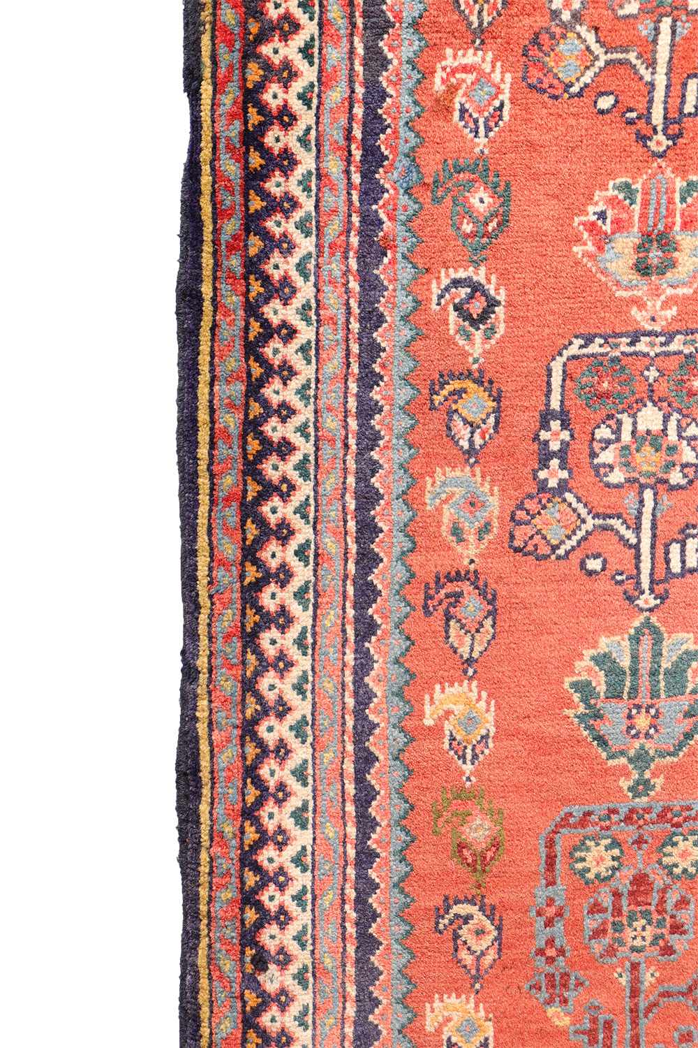 Semi-antique Qashqai rug from Iran. 198x114 cms - Image 7