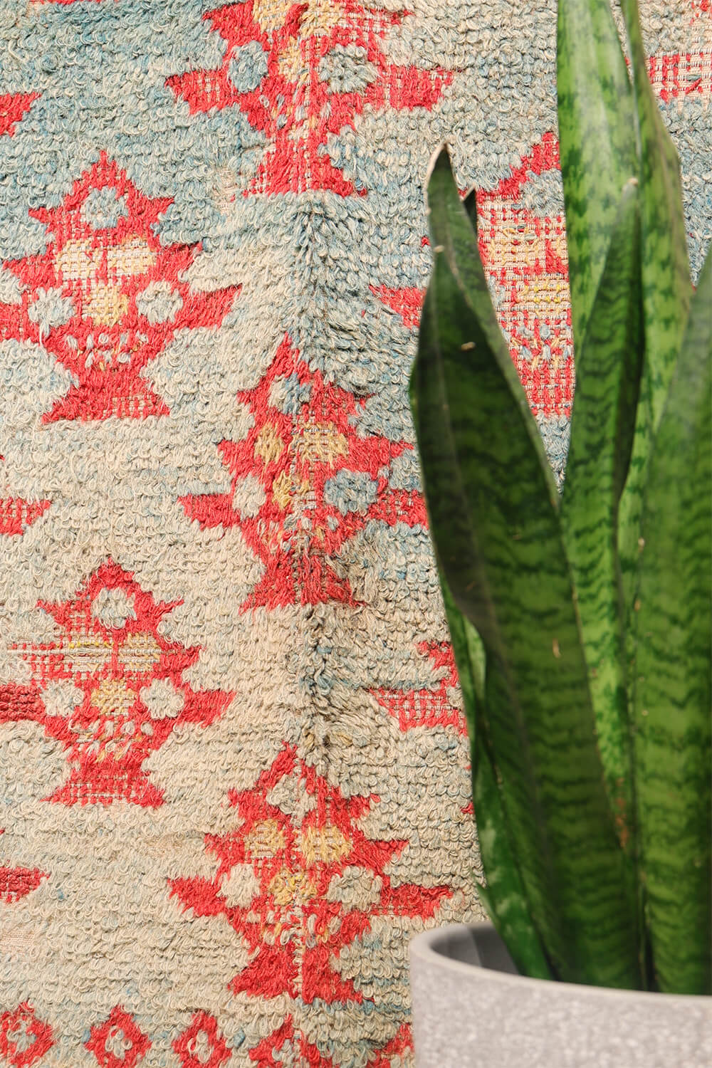 Antique Alpujarra rug from Granada, Spain. 217x164 cms - Image 3