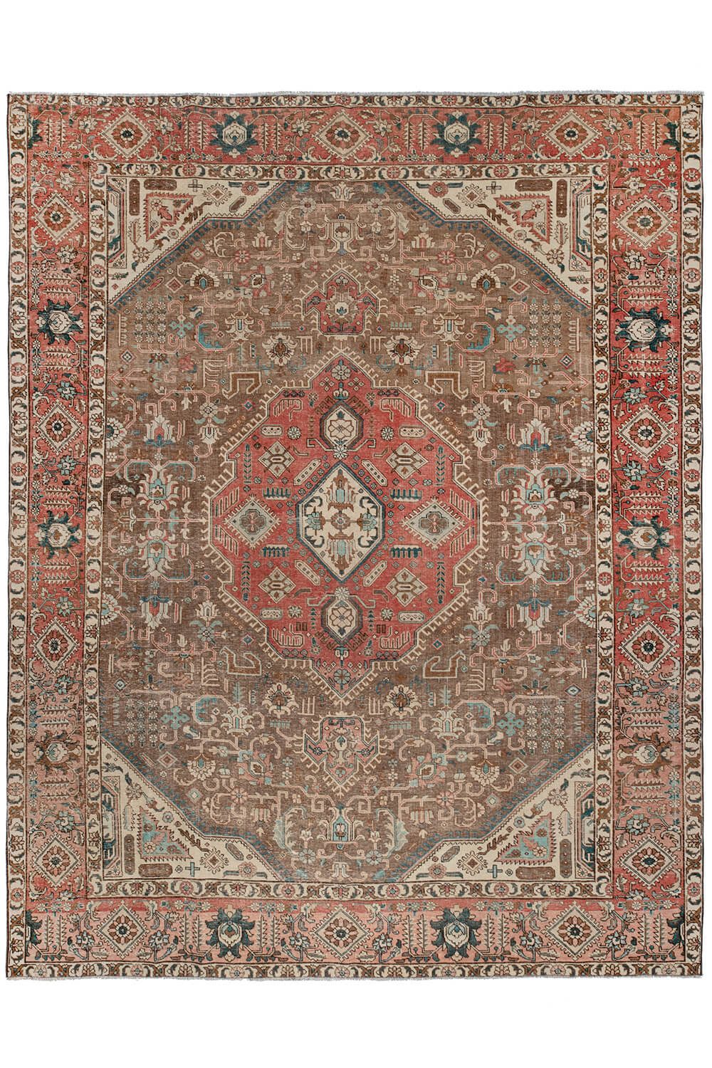 Vintage rug from Iran. 370x282 cms