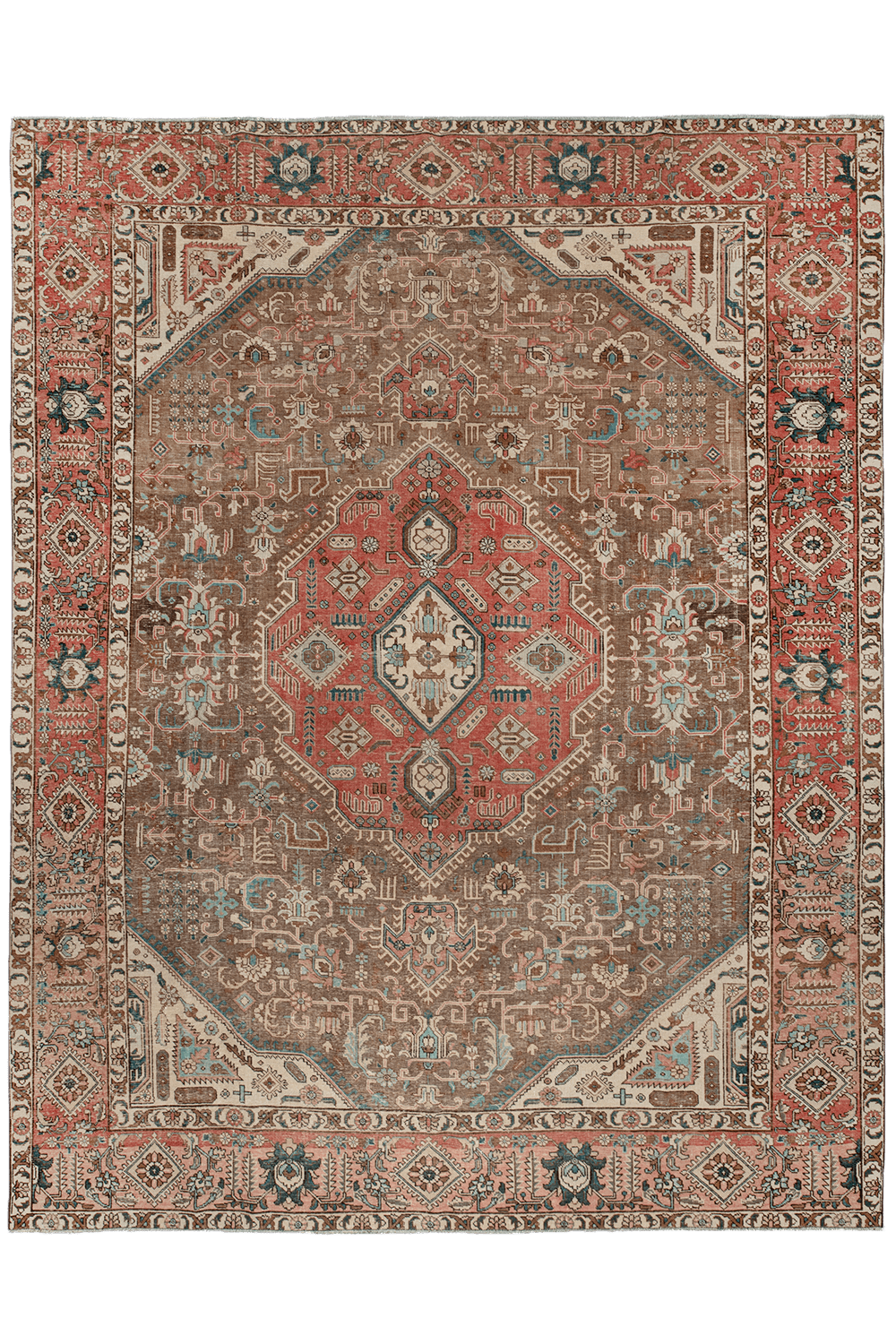 Vintage rug from Iran. 370x282 cms - Image 6