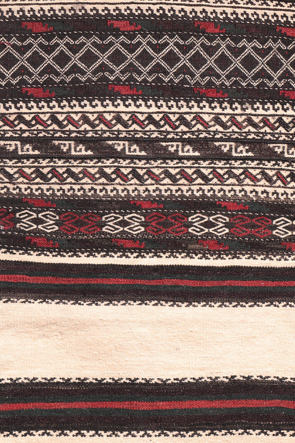 Kilim de pasillo Baluch semi antiguo, Irán. 157x48 cms - Imagen 3