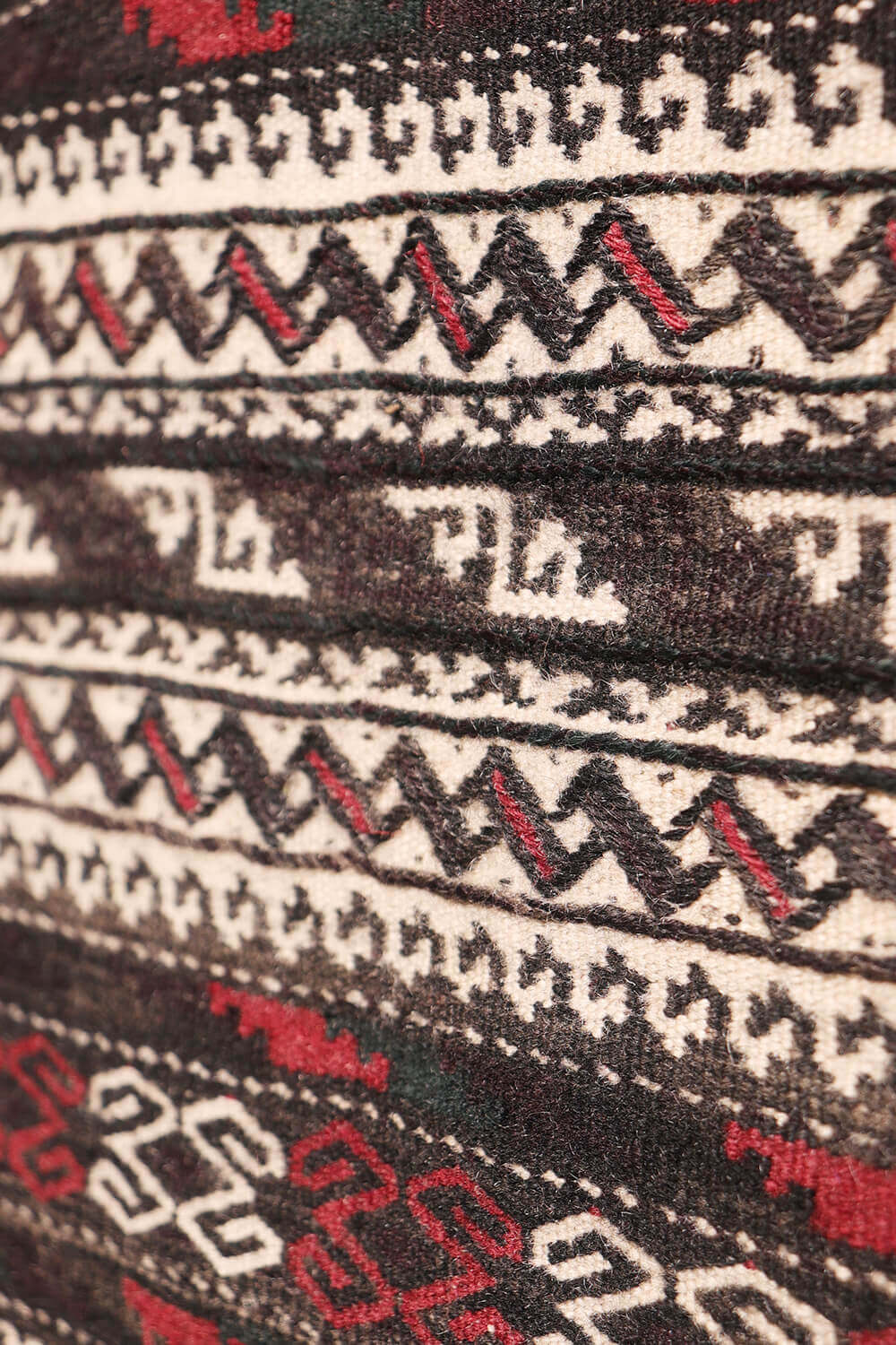 Kilim de pasillo Baluch semi antiguo, Irán. 157x48 cms - Imagen 6