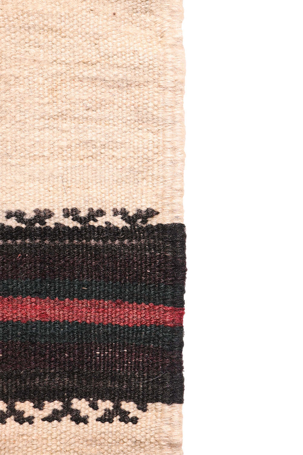 Kilim de pasillo Baluch semi antiguo, Irán. 157x48 cms - Imagen 7