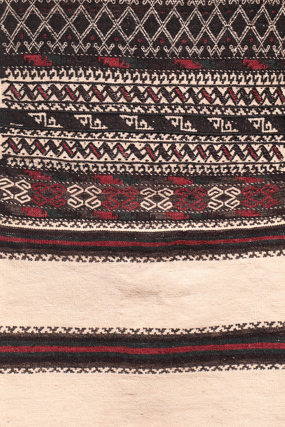 Kilim de pasillo Baluch semi antiguo, Irán. 170x46 cms - Imagen 3