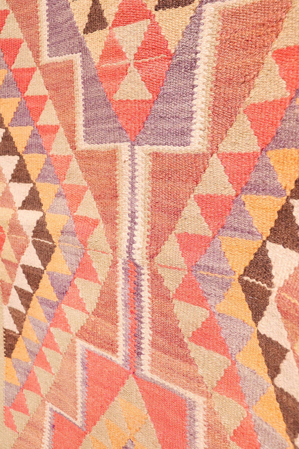Kilim de pasilllo semi antiguo Herki kurdo, Irak. 392x90 cms - Imagen 7