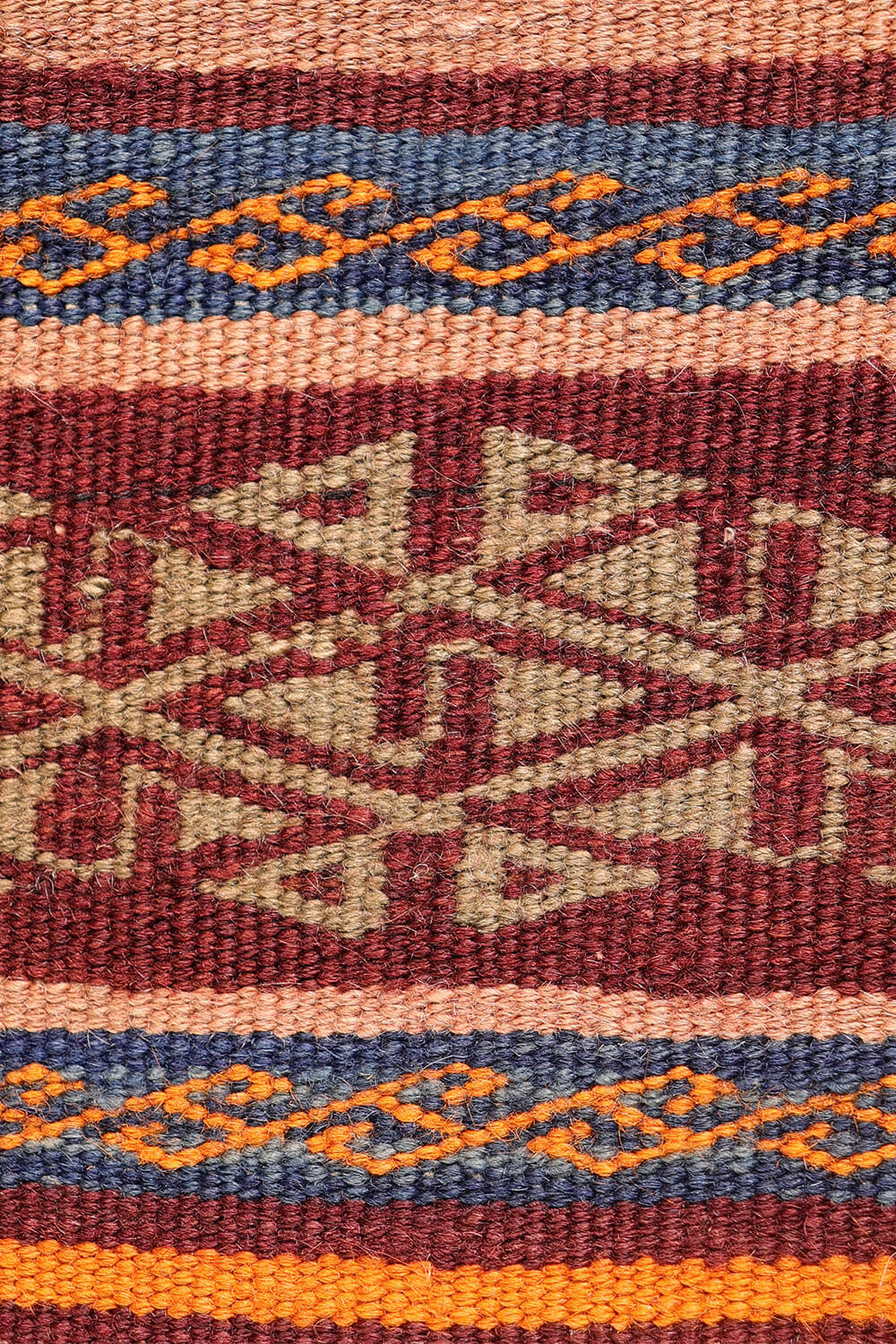 Semi-antique Taimani Aimaq Baluch kilim from Afghanistan. 220x160 cms - Image 5