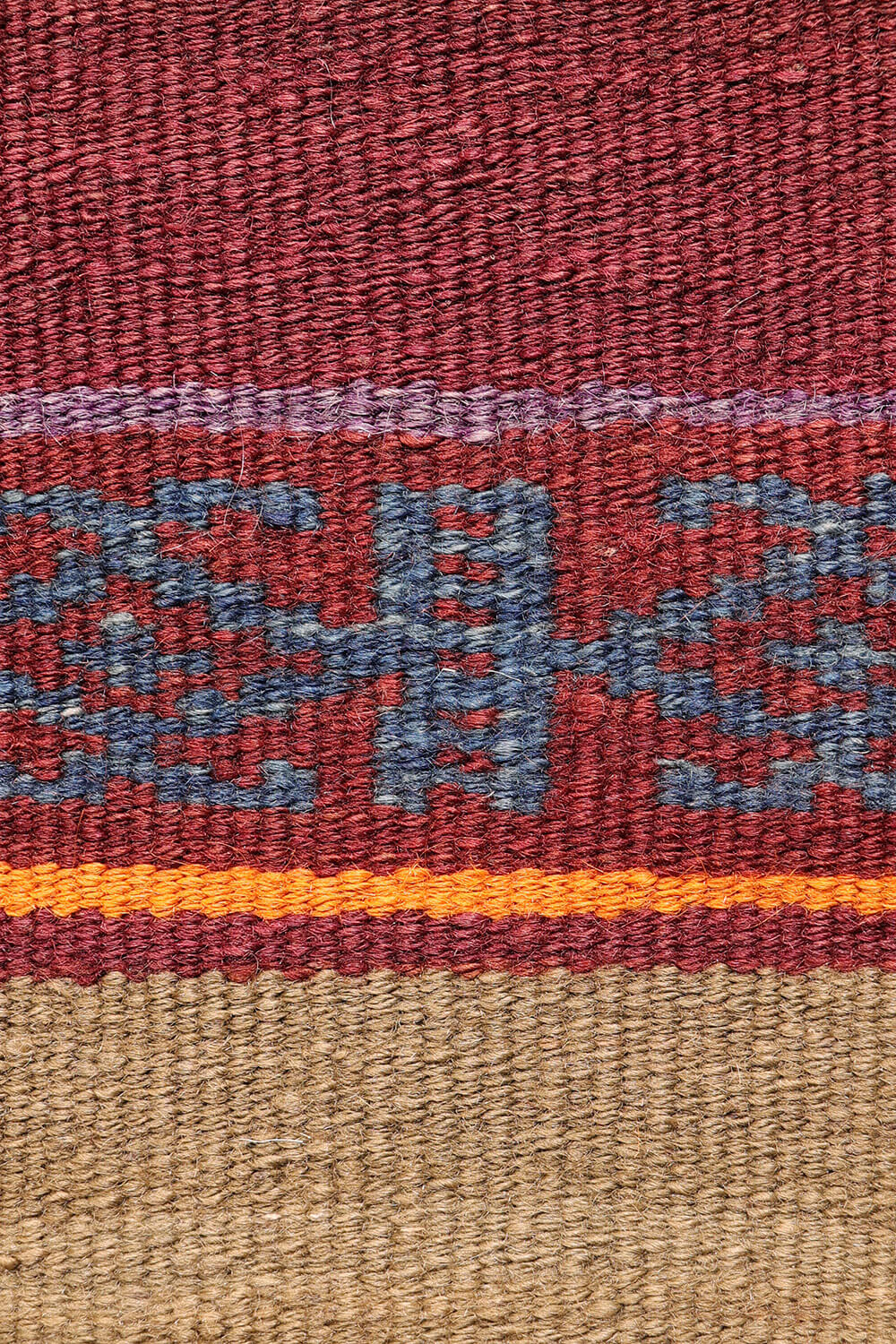 Semi-antique Taimani Aimaq Baluch kilim from Afghanistan. 220x160 cms - Image 6