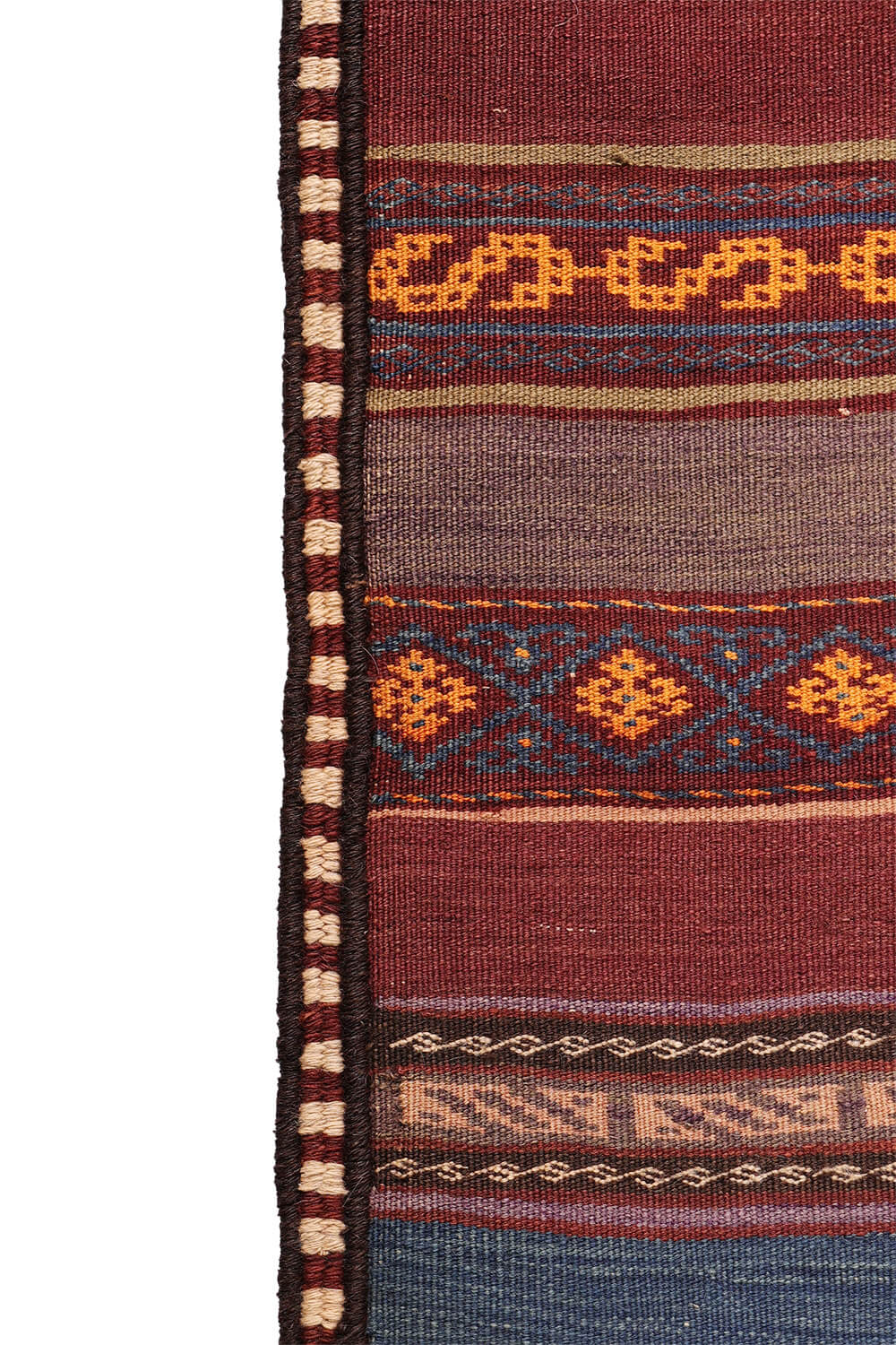 Semi-antique Taimani Aimaq Baluch kilim from Afghanistan. 220x160 cms - Image 8