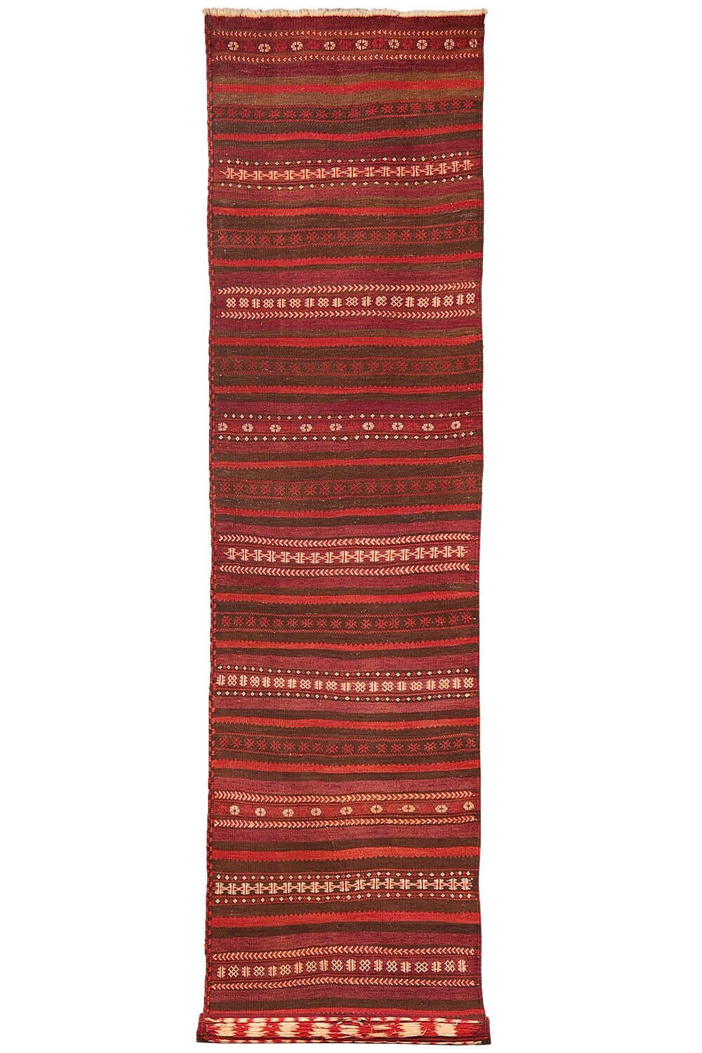 Kilim de pasillo Baluch semi antiguo, Afganistán. 348x78 cms - Imagen 2