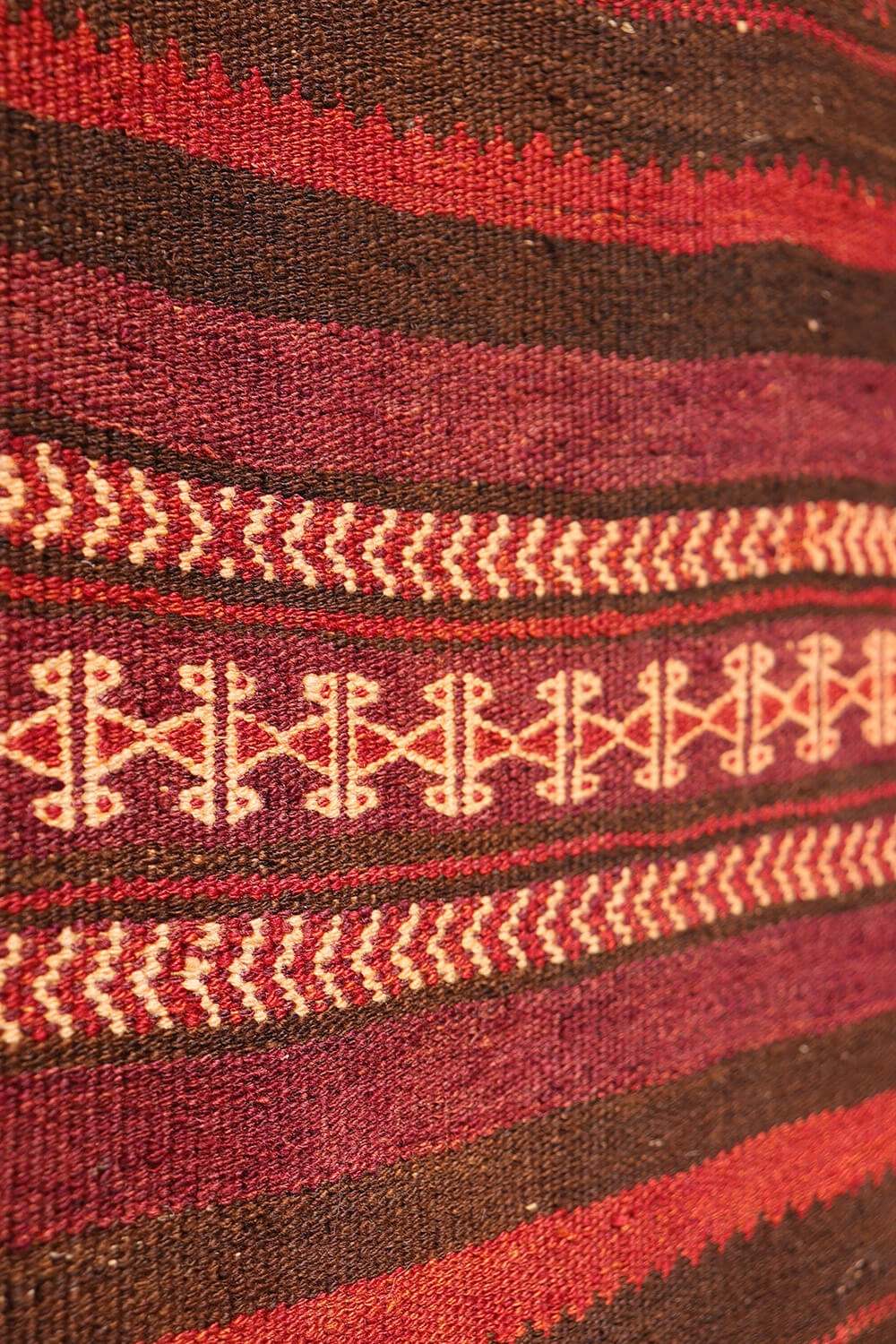 Kilim de pasillo Baluch semi antiguo, Afganistán. 348x78 cms - Imagen 6