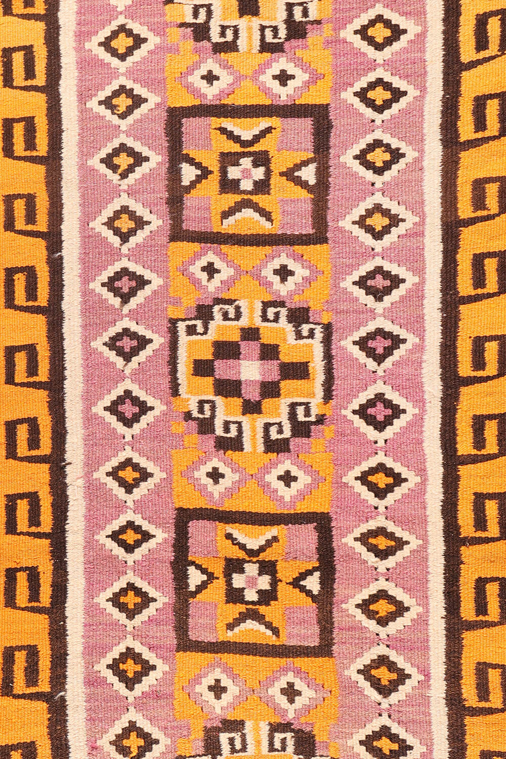 Kilim de pasillo semi antiguo uzbeko?, Afganistán. 240x67 cms - Imagen 3
