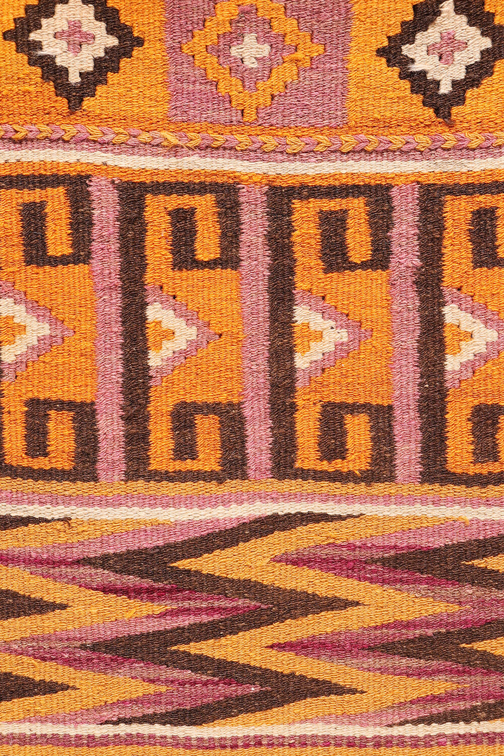 Kilim de pasillo semi antiguo uzbeko?, Afganistán. 240x67 cms - Imagen 5
