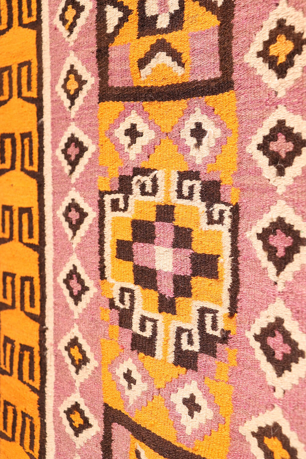 Kilim de pasillo semi antiguo uzbeko?, Afganistán. 240x67 cms - Imagen 6