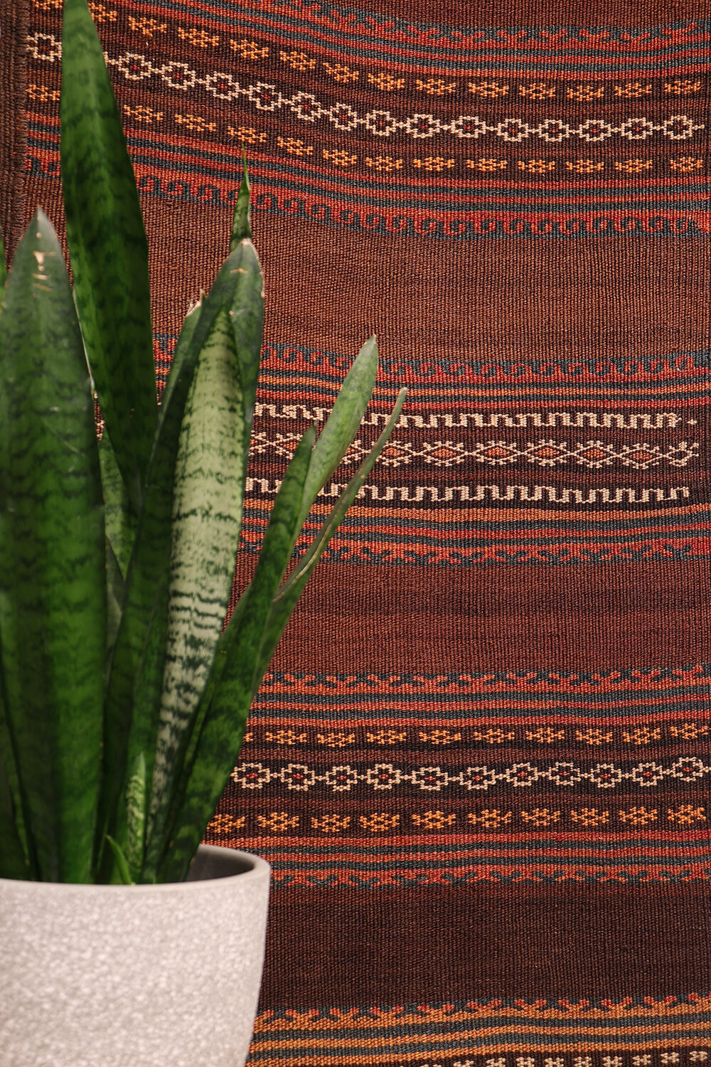 Kilim de pasillo Baluch antiguo, Afghanistan. 283x63 cms - Imagen 3