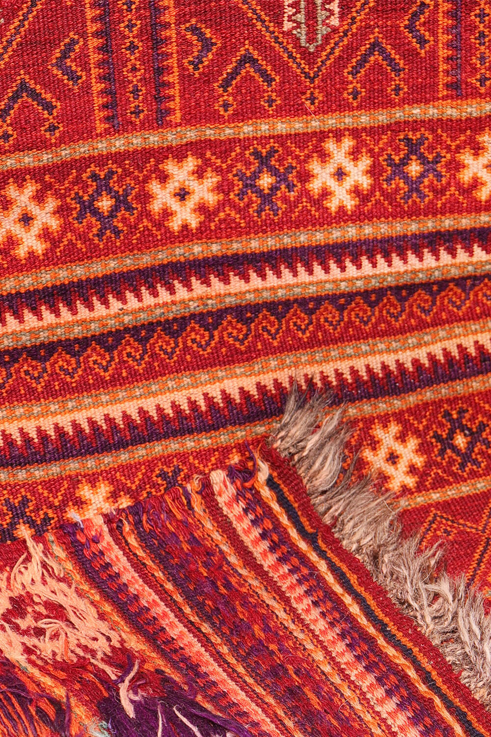 Kilim de pasillo vintage Serkhat Baluch, Afganistán. 298x95 cms - Imagen 9