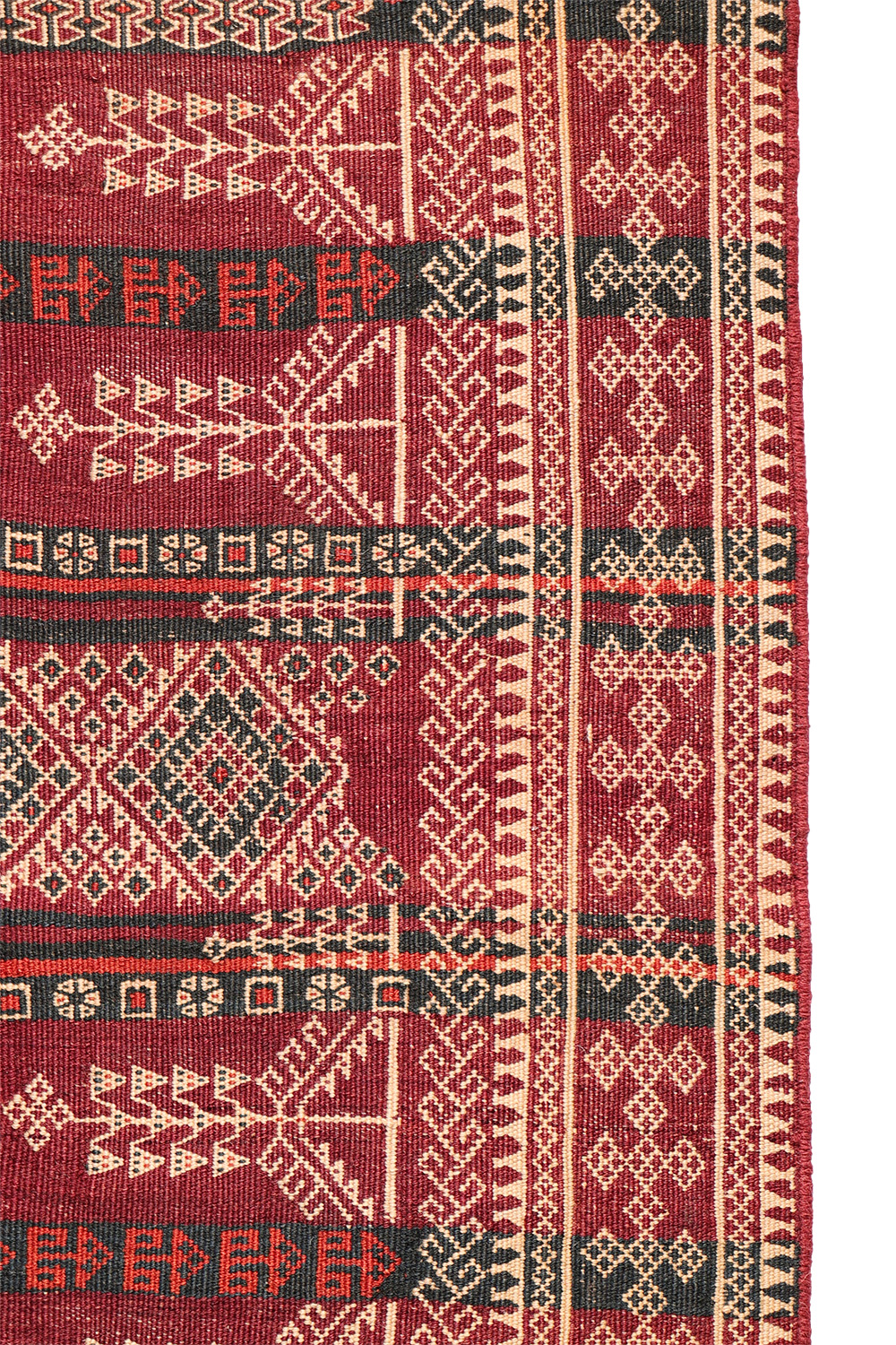 Antique Serkhat Baluch Shaffi kilim from Afghanistan. 378x100 cms - Image 4
