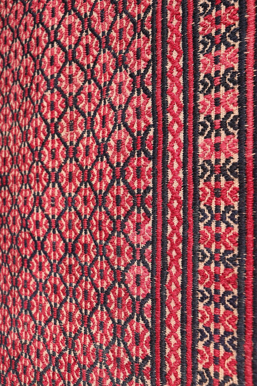 Kilim antiguo turcomano muy largo para pasillo, Turkmenistán. 1020x90 cms - Imagen 7