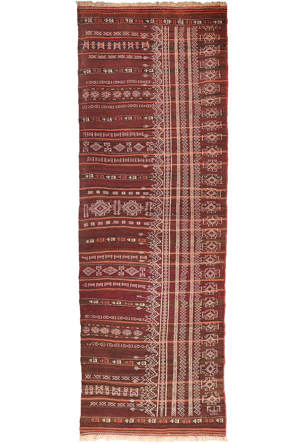 Semi-antique Serkhat Baluch Shaffi kilim runner from Afghanistan. 273x94 cms - Image 2
