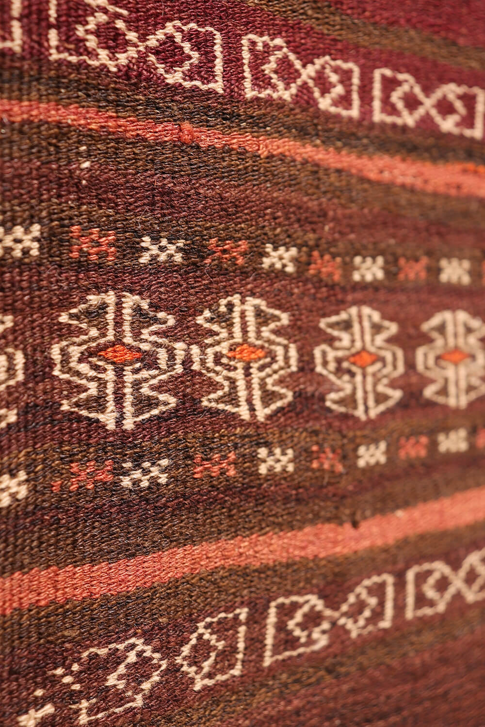 Semi-antique Serkhat Baluch Shaffi kilim runner from Afghanistan. 273x94 cms - Image 7