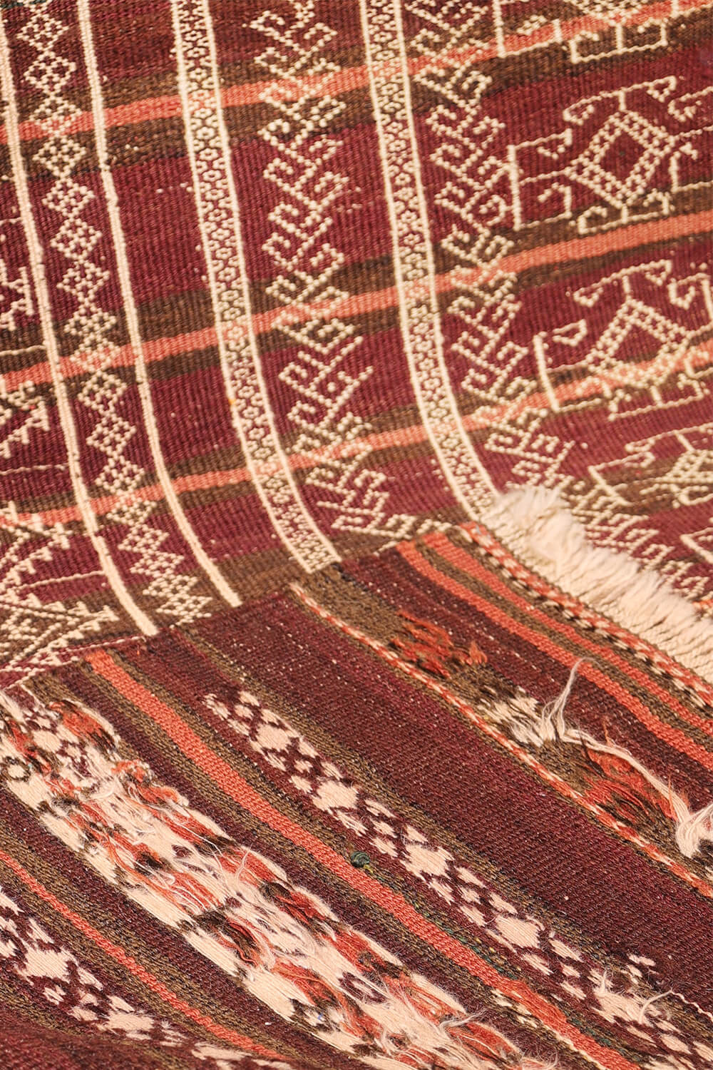 Semi-antique Serkhat Baluch Shaffi kilim runner from Afghanistan. 273x94 cms - Image 9