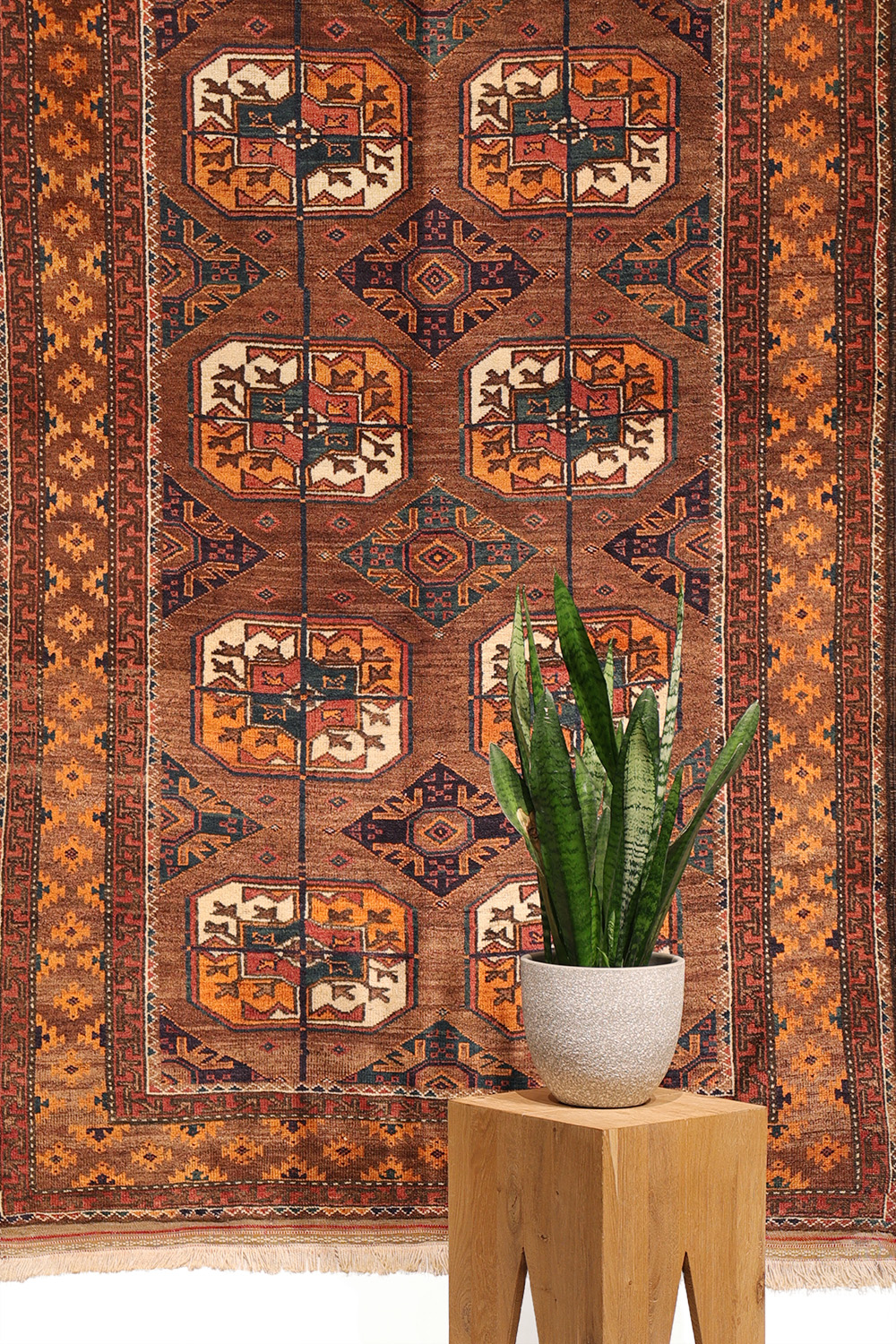 Antique Baluch rug from Afghanistan. 247x125 cms