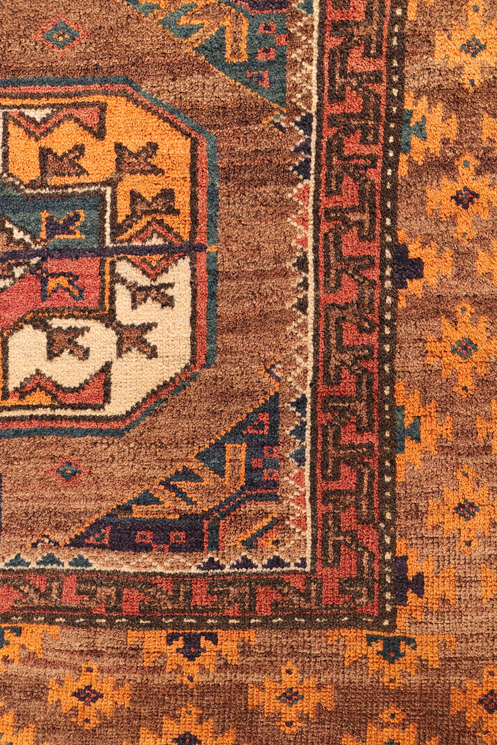 Antique Baluch rug from Afghanistan. 247x125 cms - Image 4