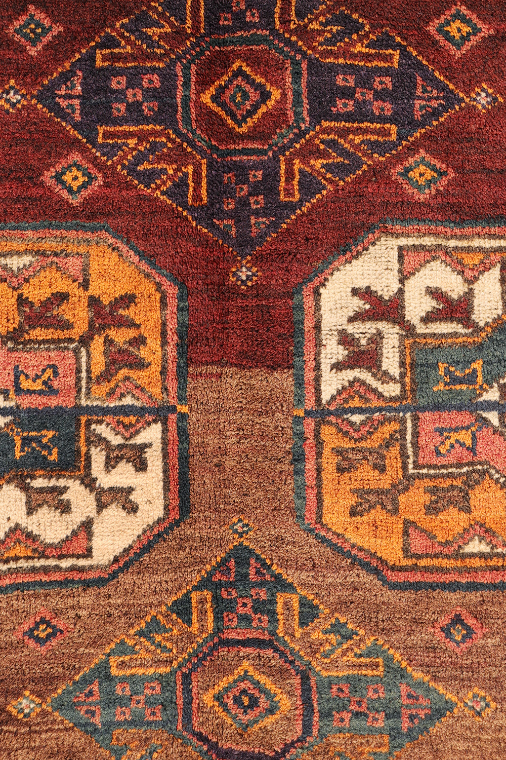 Antique Baluch rug from Afghanistan. 247x125 cms - Image 5