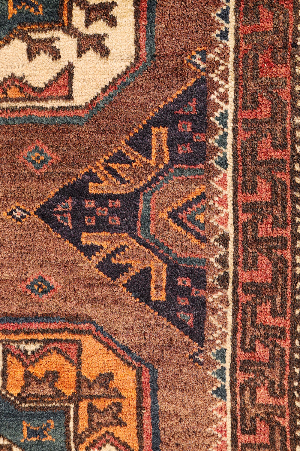 Antique Baluch rug from Afghanistan. 247x125 cms - Image 9