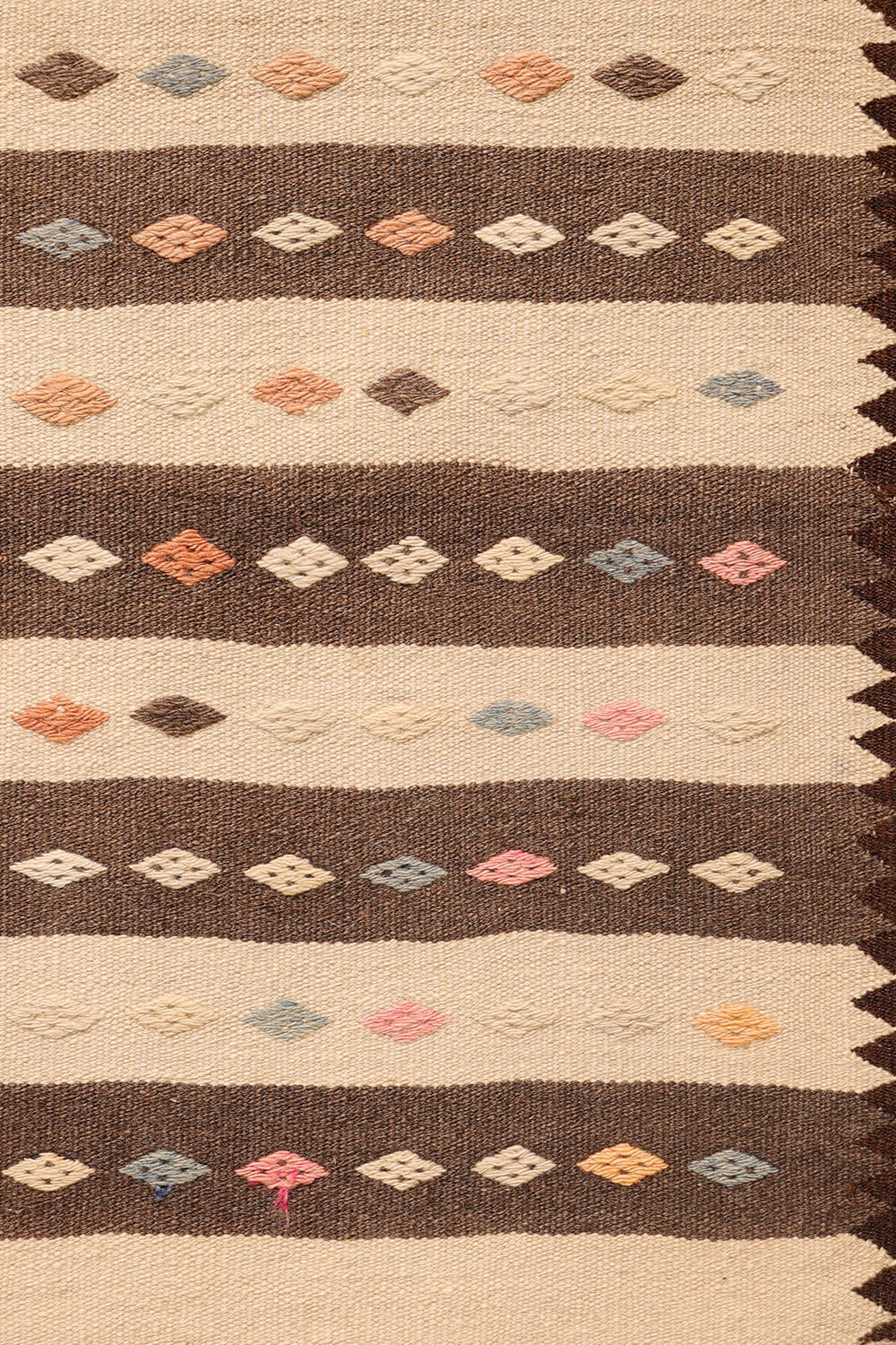 Vintage Canakkale kilim from Turkey. 237x163 cms - Image 4
