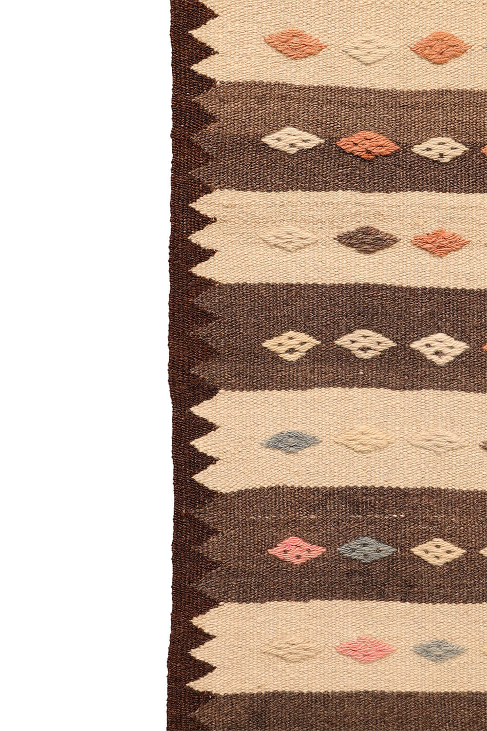 Vintage Canakkale kilim from Turkey. 237x163 cms - Image 7