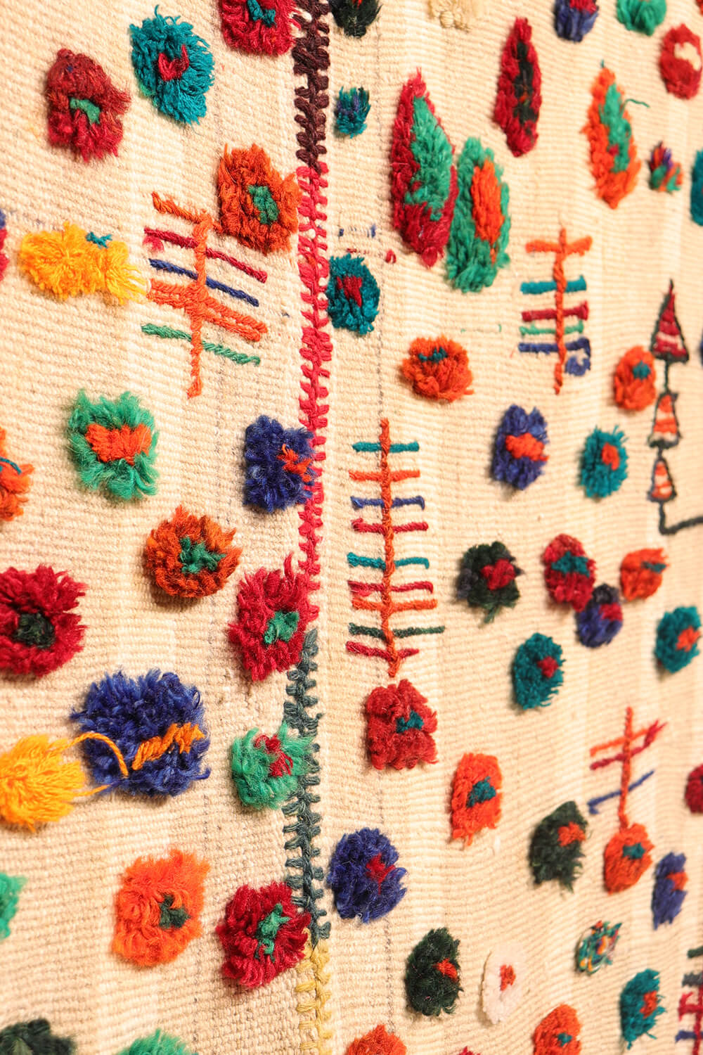 Semi-antique Qashqai palas kilim from Iran. 218x150 cms - Image 7