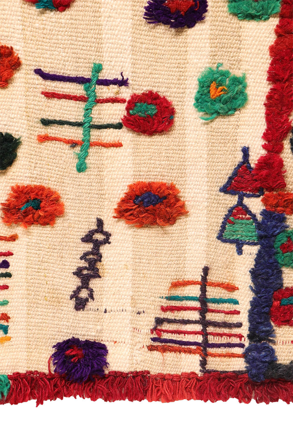 Semi-antique Qashqai palas kilim from Iran. 218x150 cms - Image 8