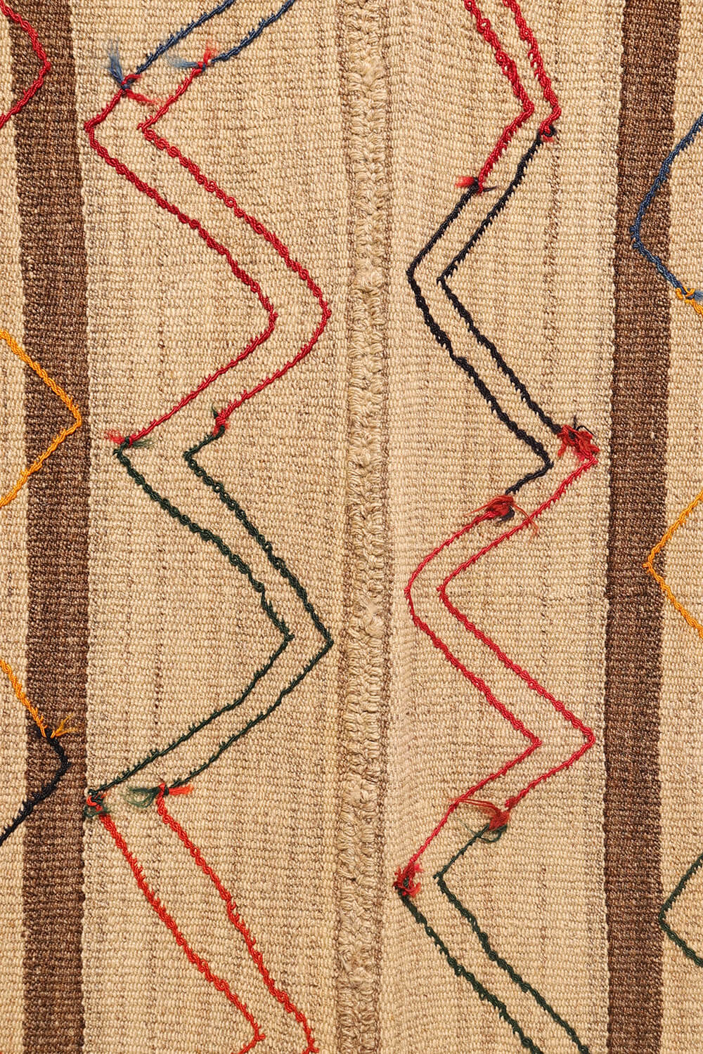 Semi-antique Qashqai palas kilim from Iran. 208x157 cms - Image 3