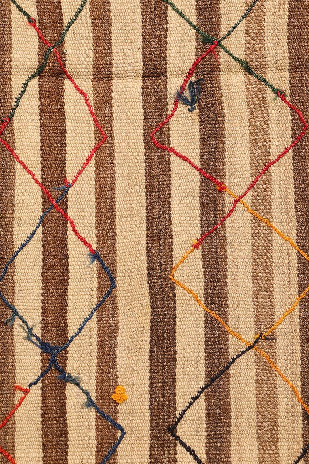 Semi-antique Qashqai palas kilim from Iran. 208x157 cms - Image 4