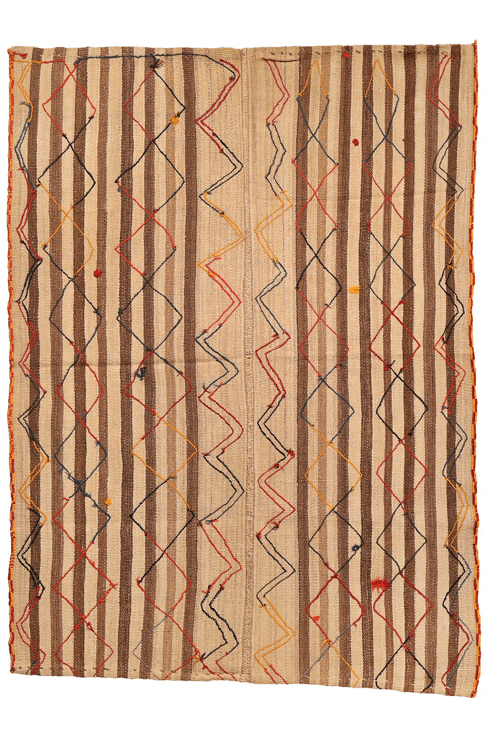 Semi-antique Qashqai palas kilim from Iran. 208x157 cms - Image 9