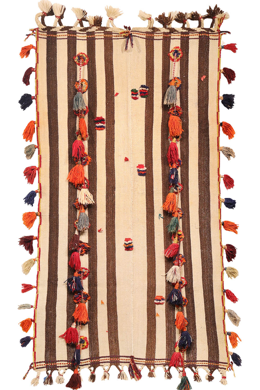 Semi-antique Qashqai palas kilim from Iran. 210x110 cms - Image 2