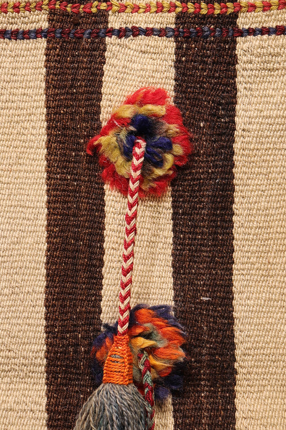 Semi-antique Qashqai palas kilim from Iran. 210x110 cms - Image 5