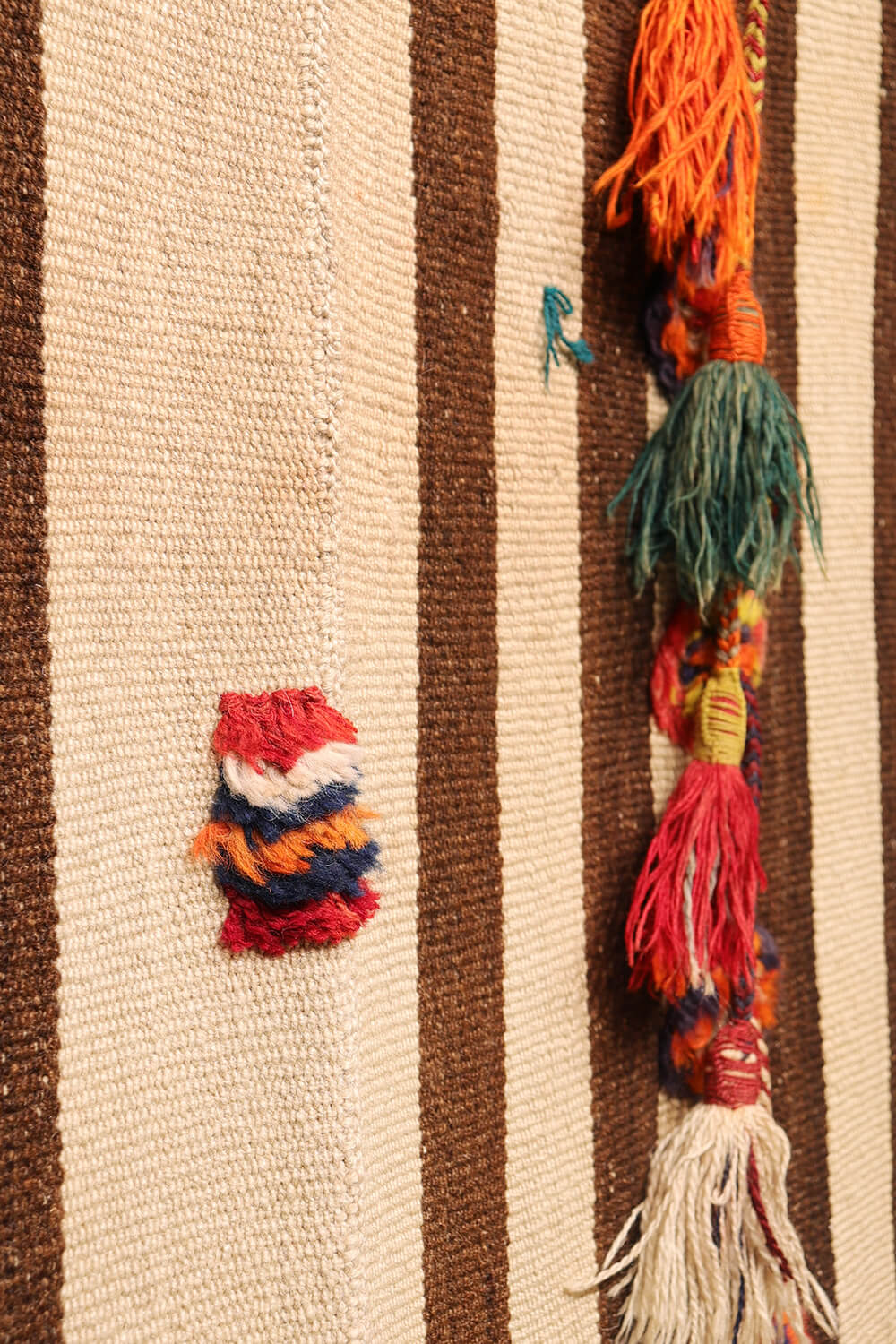 Semi-antique Qashqai palas kilim from Iran. 210x110 cms - Image 6