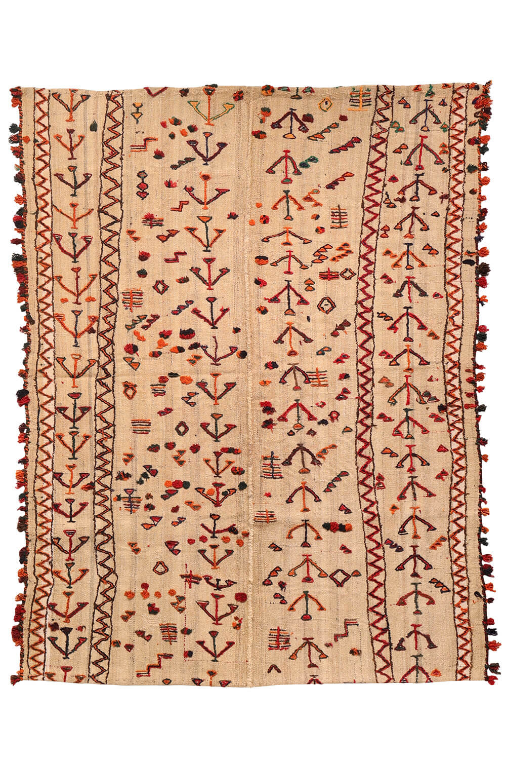 Semi-antique Qashqai kilim from Iran. 230x172 cms - Image 2