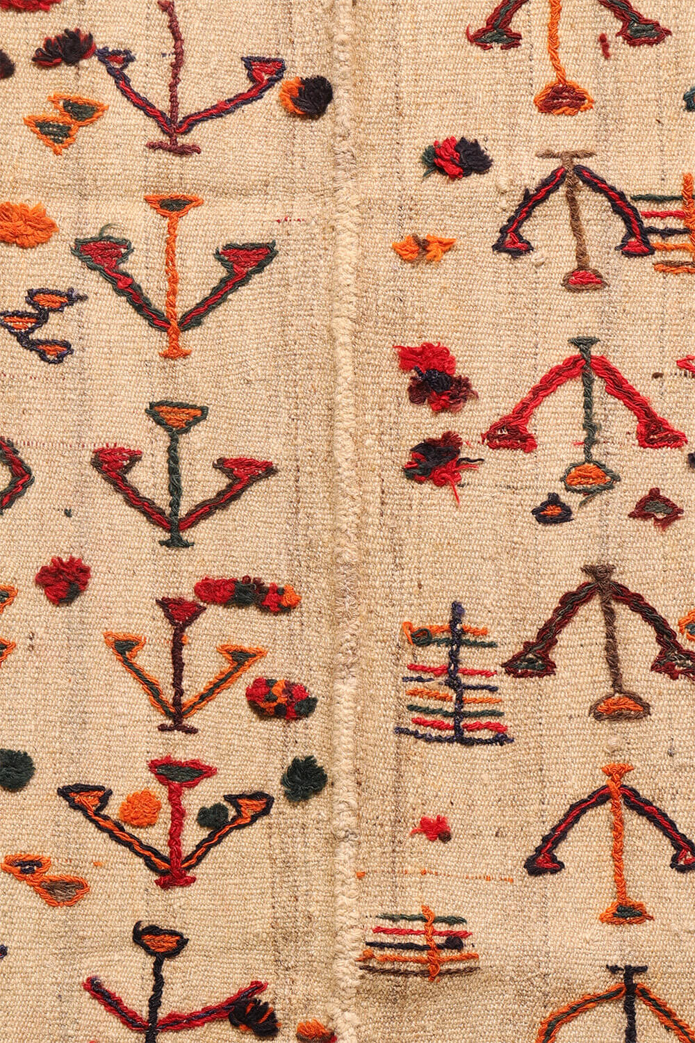 Semi-antique Qashqai kilim from Iran. 230x172 cms - Image 3