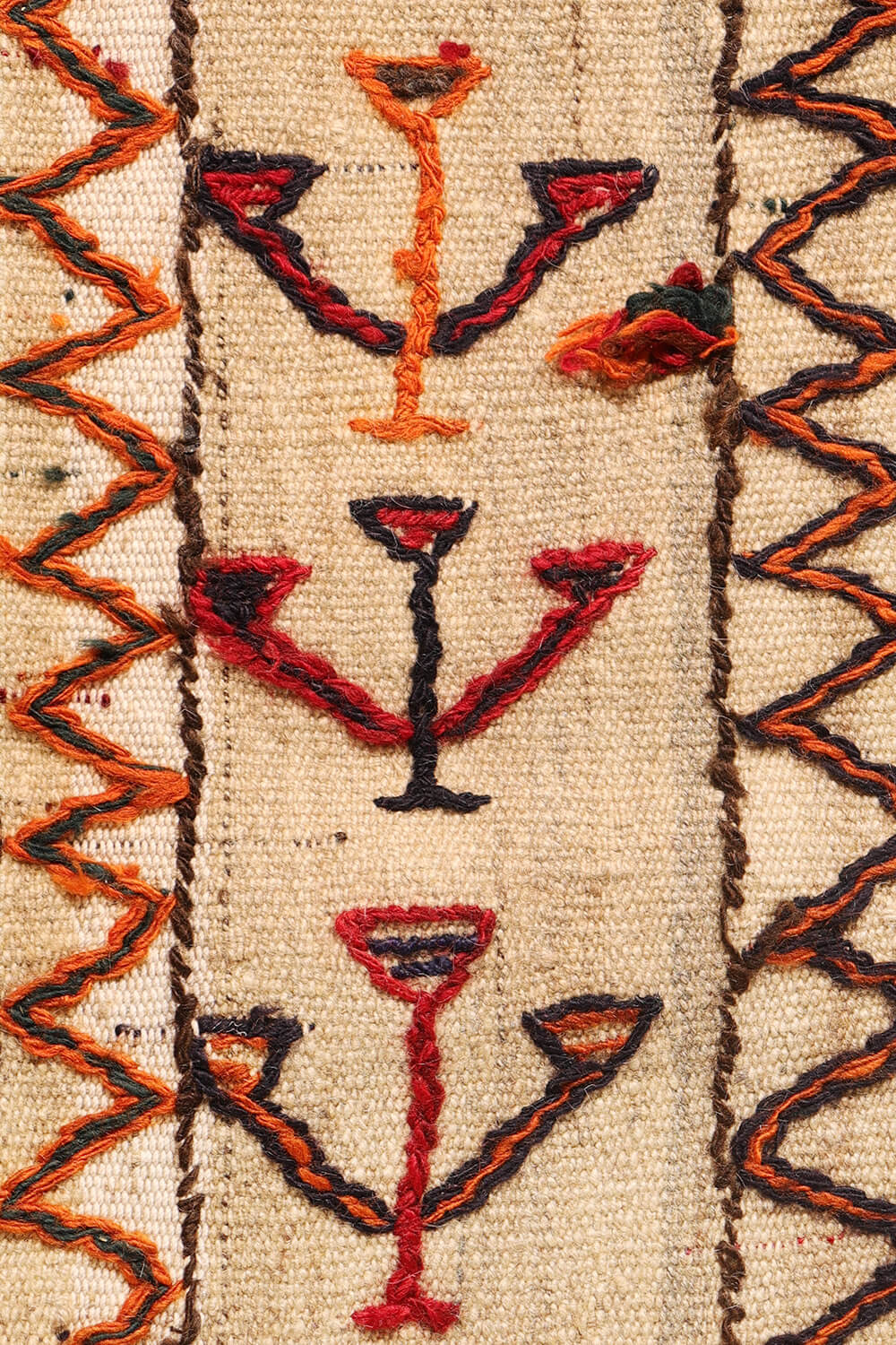 Semi-antique Qashqai kilim from Iran. 230x172 cms - Image 5