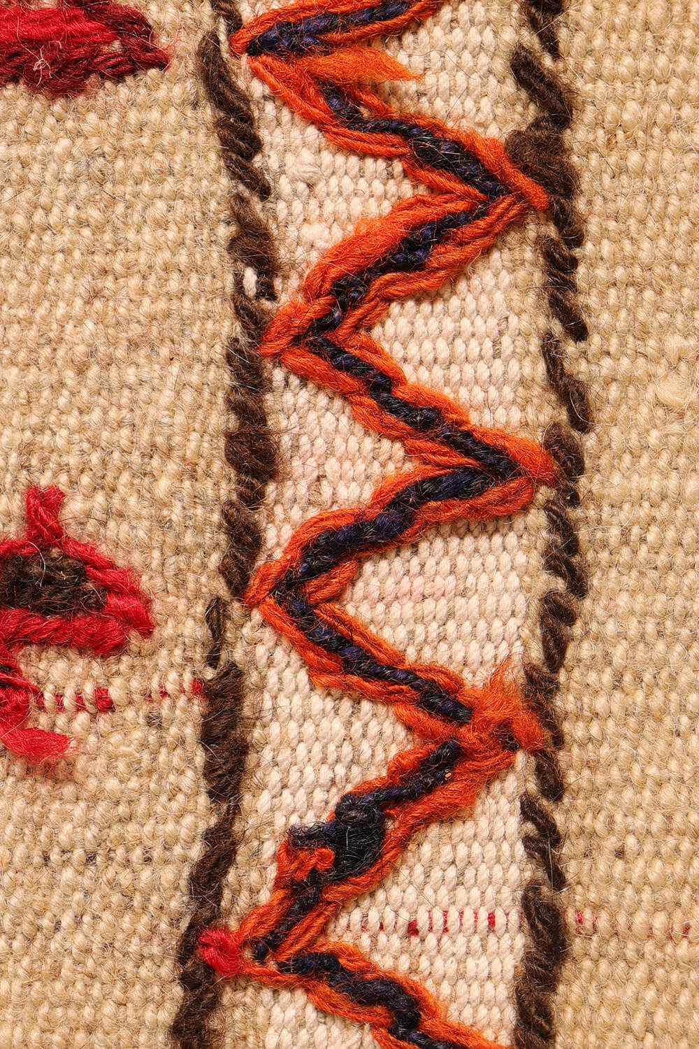 Semi-antique Qashqai kilim from Iran. 230x172 cms - Image 7
