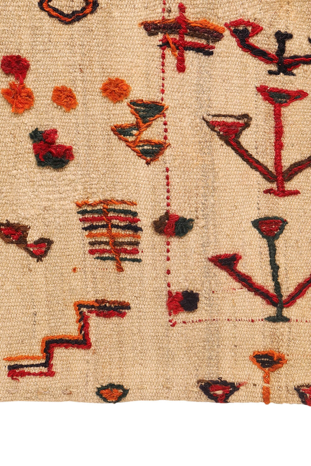 Semi-antique Qashqai kilim from Iran. 230x172 cms - Image 9