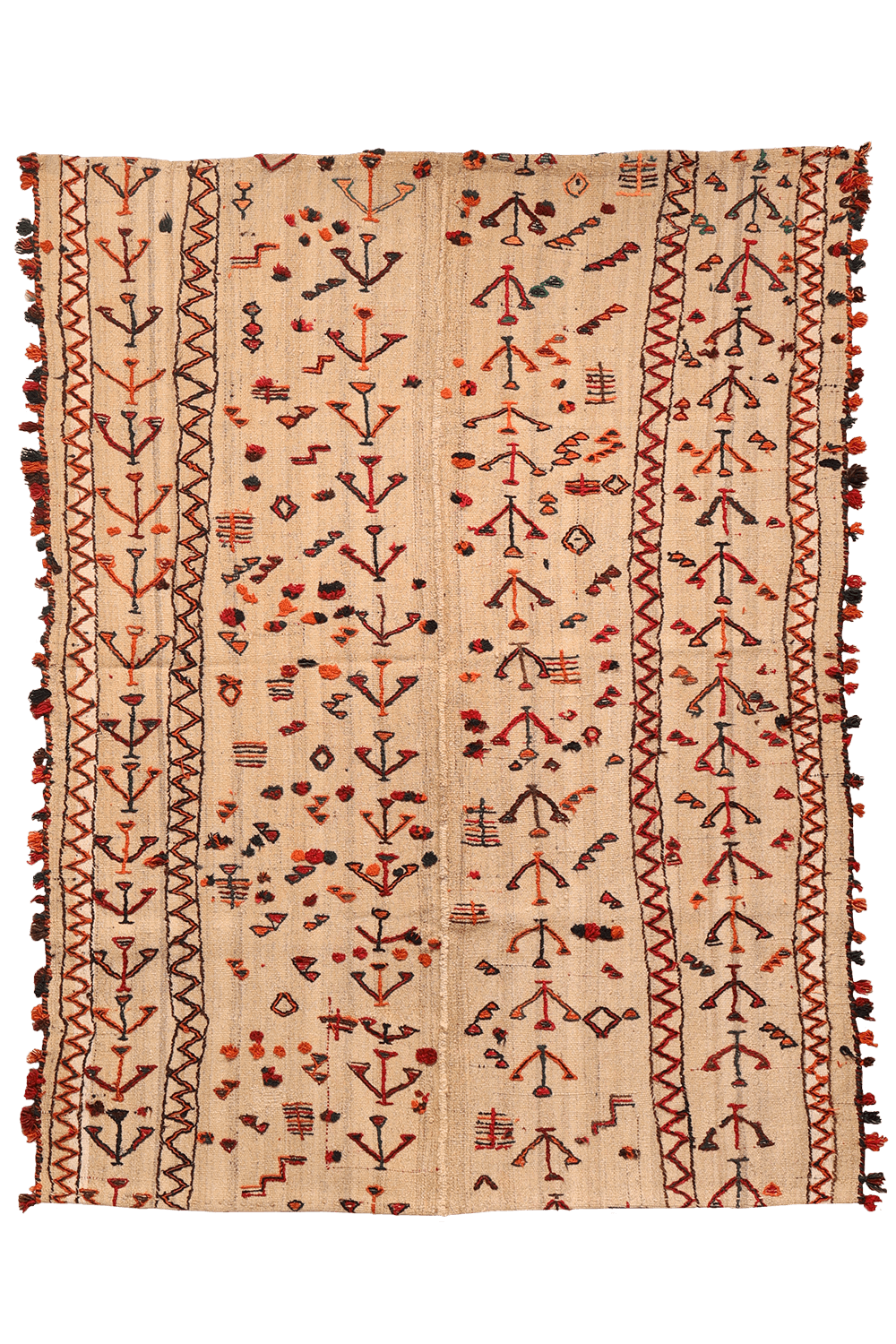 Semi-antique Qashqai kilim from Iran. 230x172 cms - Image 10