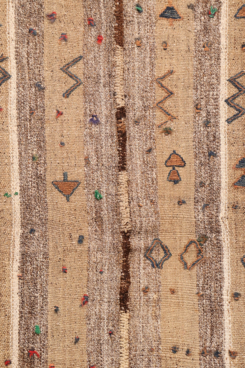 Semi-antique Qashqai palas kilim from Iran. 185x146 cms - Image 3