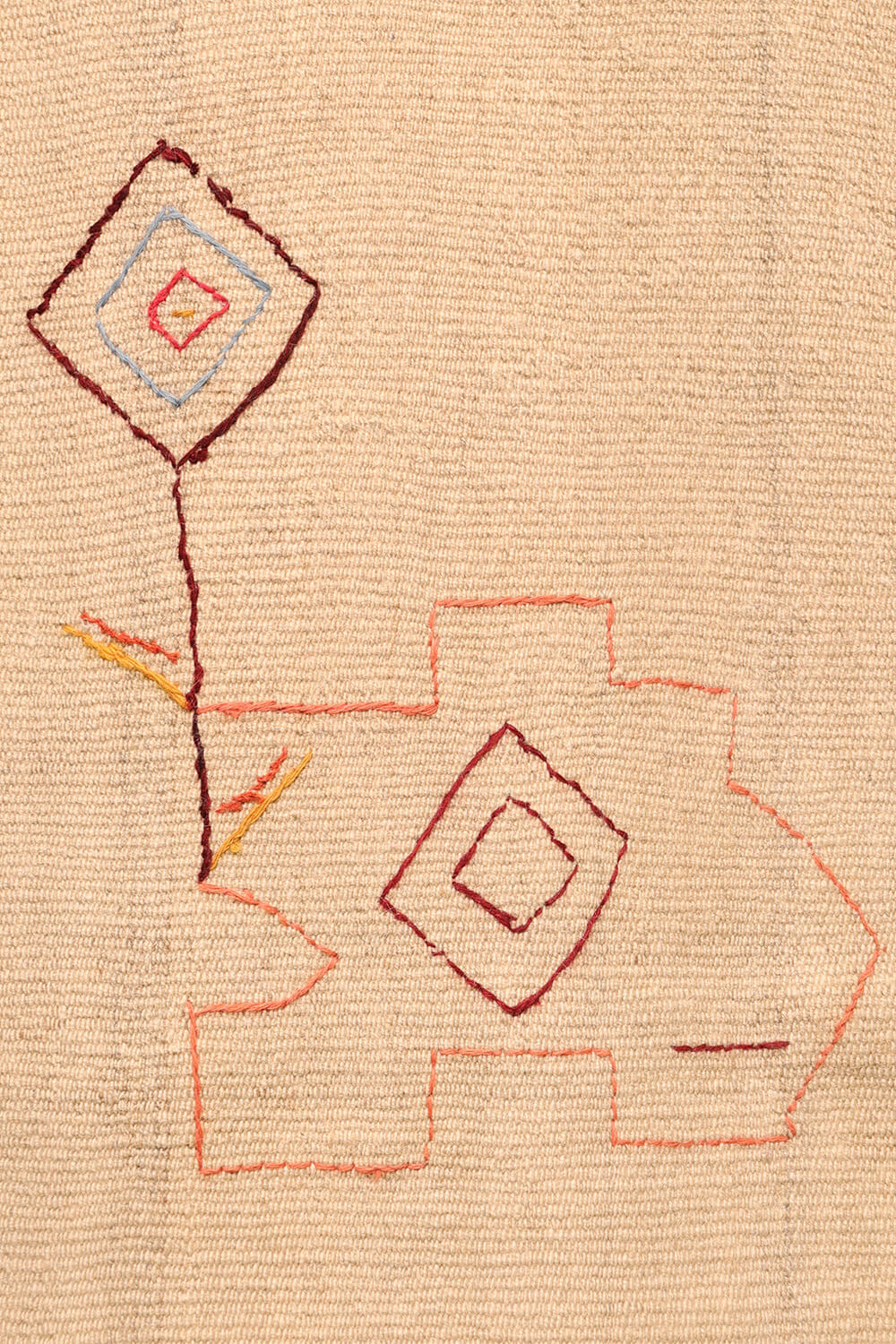 Vintage Qashqai palas kilim from Iran. 207x147 cms - Image 7